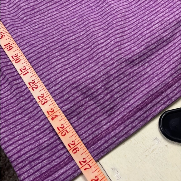 T By Talbots Purple Stripe Funnel Neck Pullover Size X (xl-1X) - Picture 6 of 7